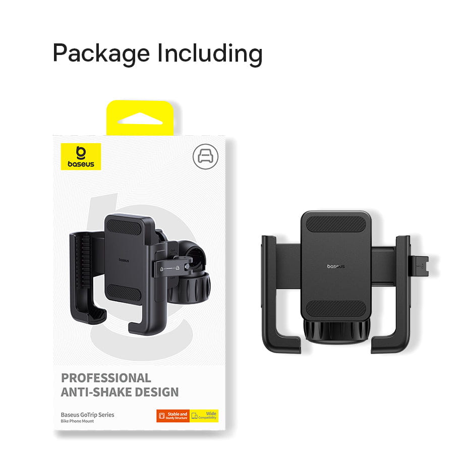 Bicycle Handlebar Mount Phone Holder One-Hand Operation