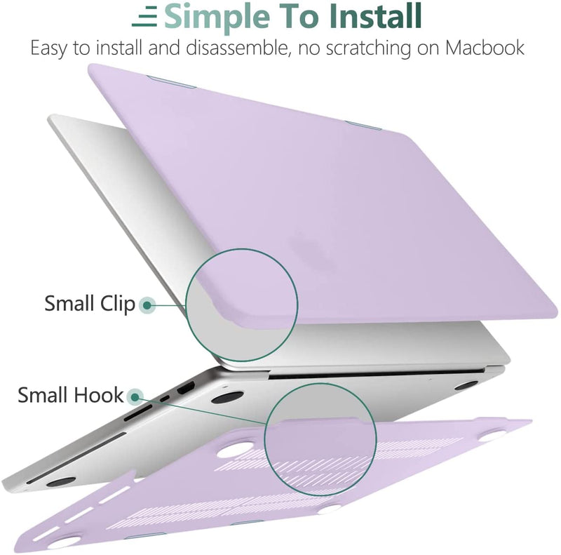 MacBook Pro 16" (2021) A2485 Matte Hard Case (Purple)