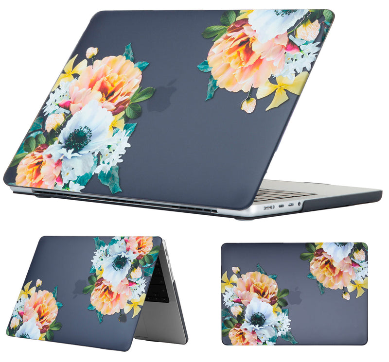 MacBook Pro 14" (M4 Max, 2024) A3185 Designer Hard Case [Flower]