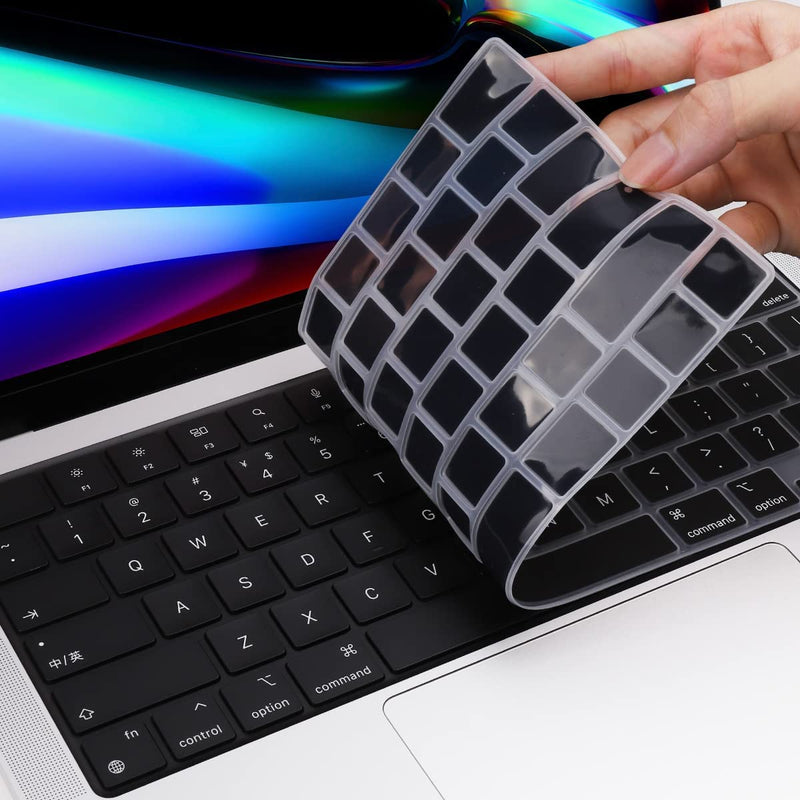 MacBook Air 15 (M4, 2025) A3241 Keyboard Cover Skin [Black]