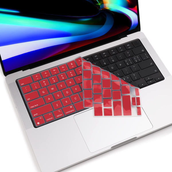 MacBook Air 15 (M4, 2025) A3241 Keyboard Cover Skin [Red]