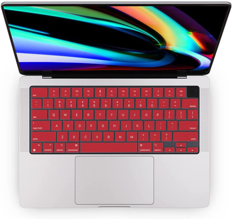 MacBook Air 15 (M4, 2025) A3241 Keyboard Cover Skin [Red]