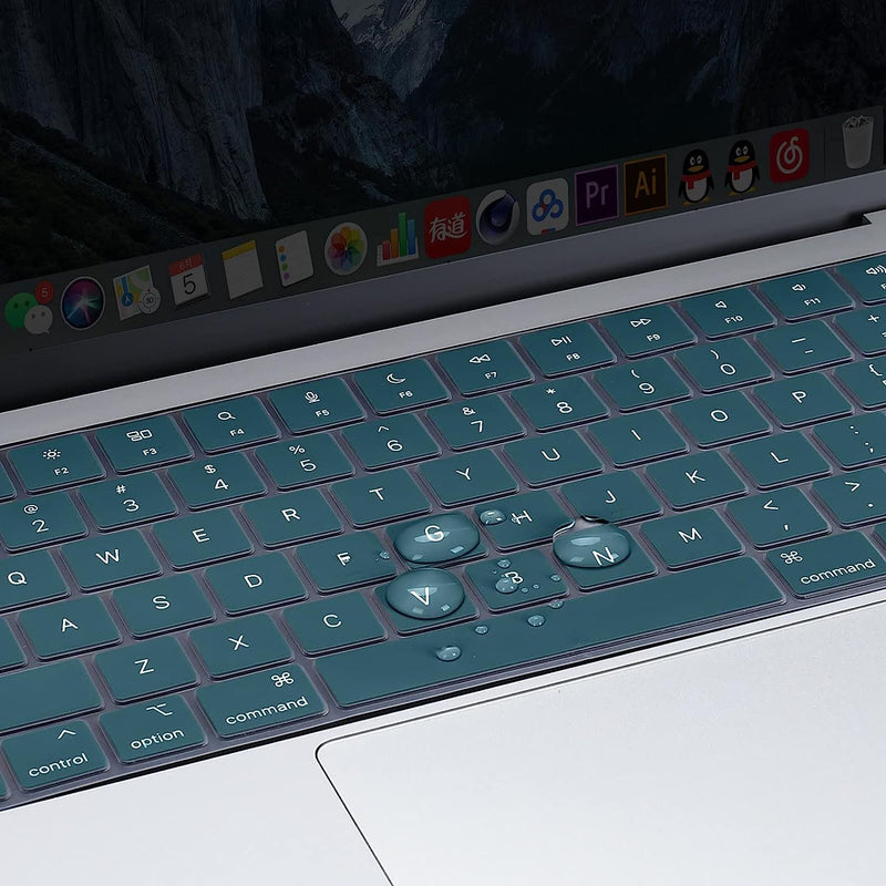 MacBook Air 15 (M4, 2025) A3241 Keyboard Cover Skin [Teal]