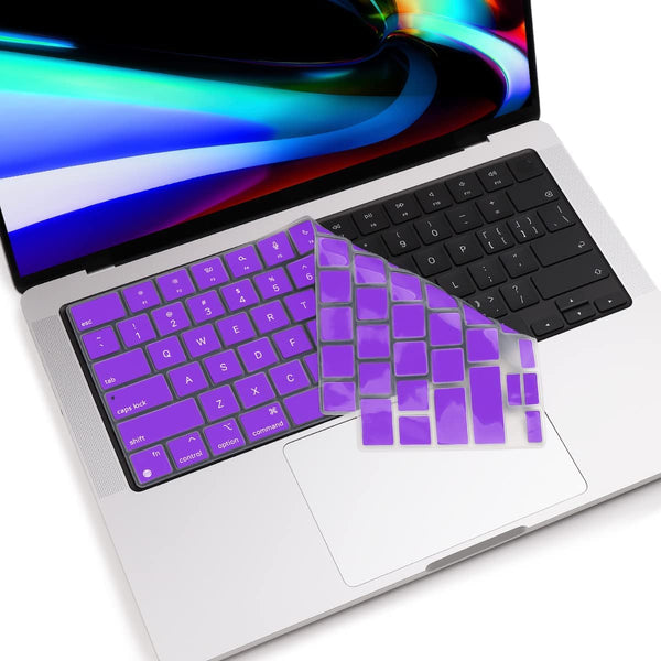 MacBook Air 15 (M4, 2025) A3241 Keyboard Cover Skin [Purple]