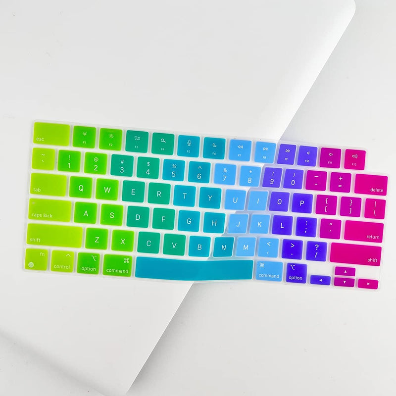 MacBook Pro 14" (M4 Pro, 2024) A3401 Keyboard Cover Skin [Rainbow]