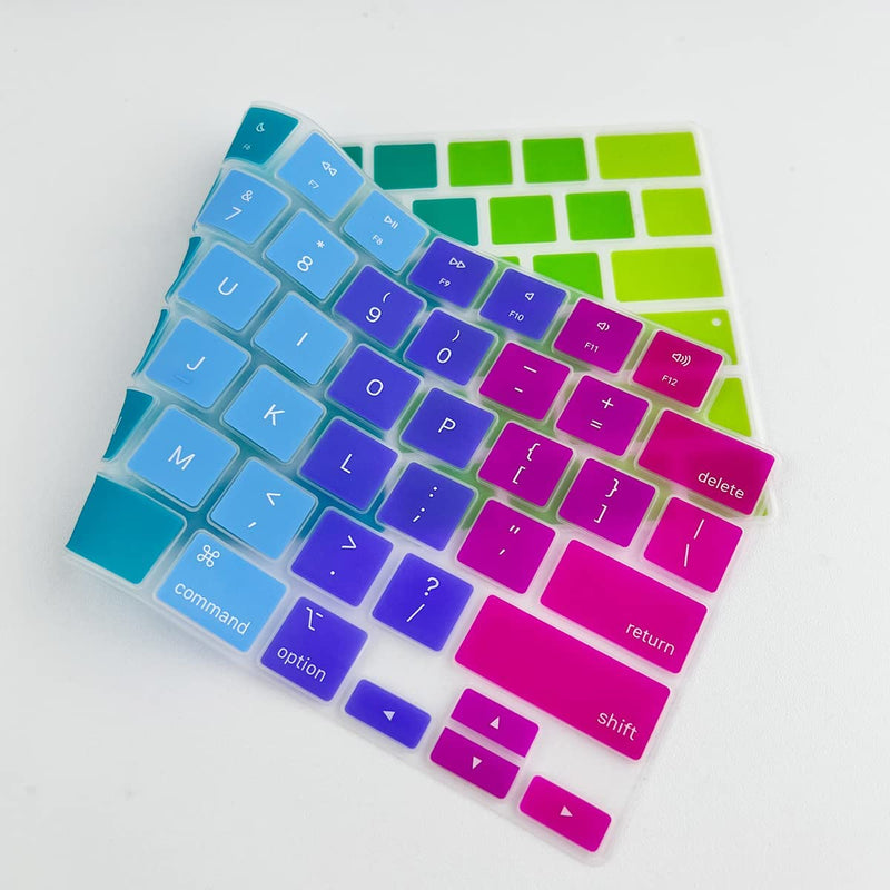 MacBook Pro 14" (M4 Pro, 2024) A3401 Keyboard Cover Skin [Rainbow]
