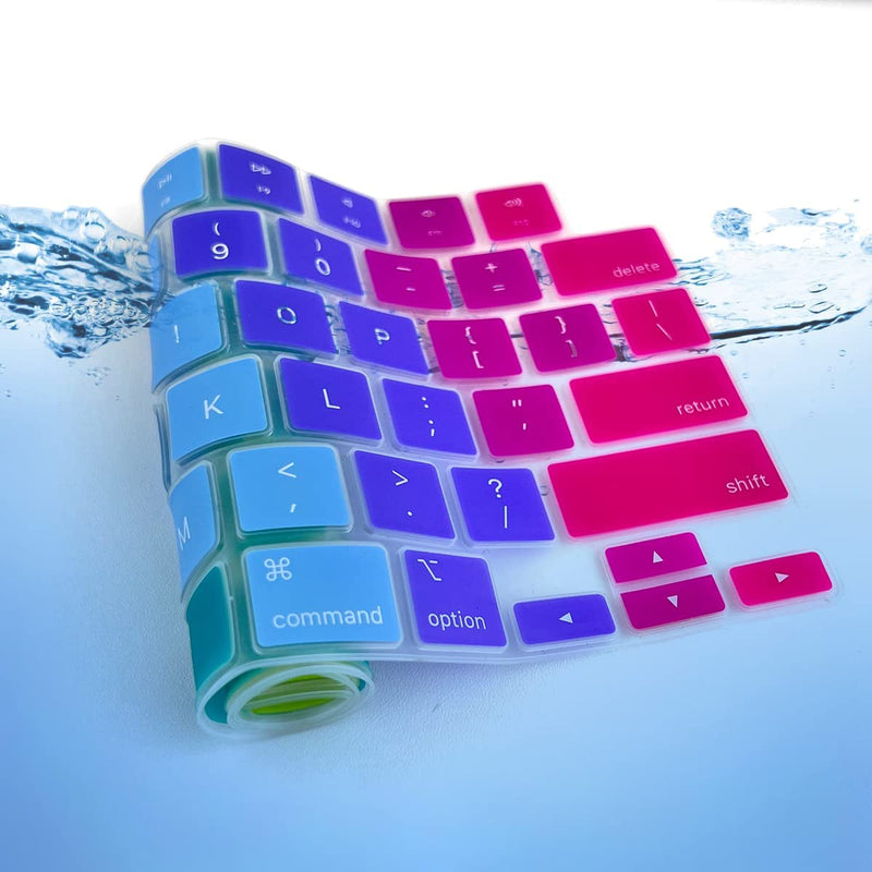 MacBook Pro 14" (M4 Pro, 2024) A3401 Keyboard Cover Skin [Rainbow]