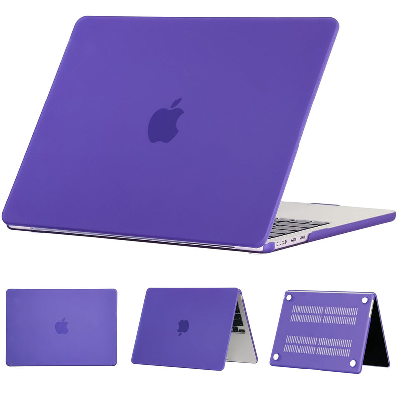 MacBook Air 15 (M4, 2025) A3241 Matte Hard Case [Purple]