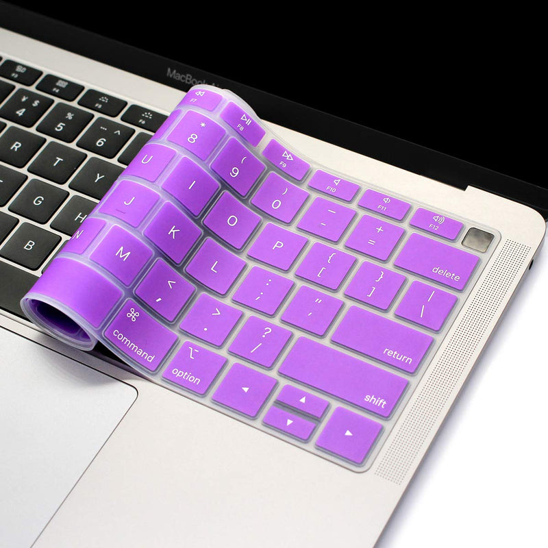 MacBook Air 13" (2018-2019) A1932 Keyboard Cover Skin (Purple)