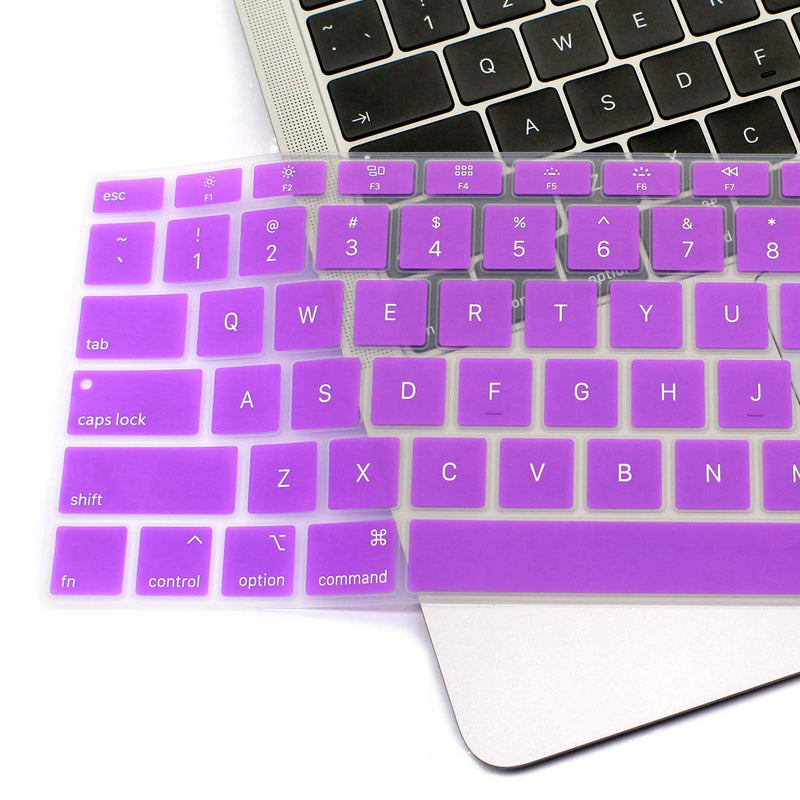 MacBook Air 13" (2018-2019) A1932 Keyboard Cover Skin (Purple)
