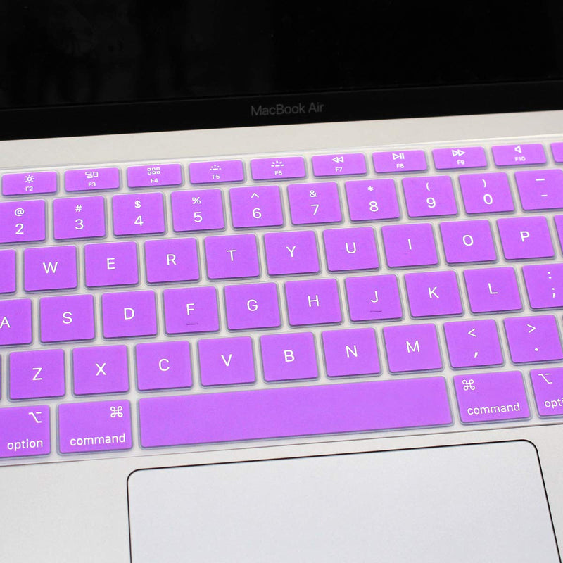 MacBook Air 13" (2018-2019) A1932 Keyboard Cover Skin (Purple)