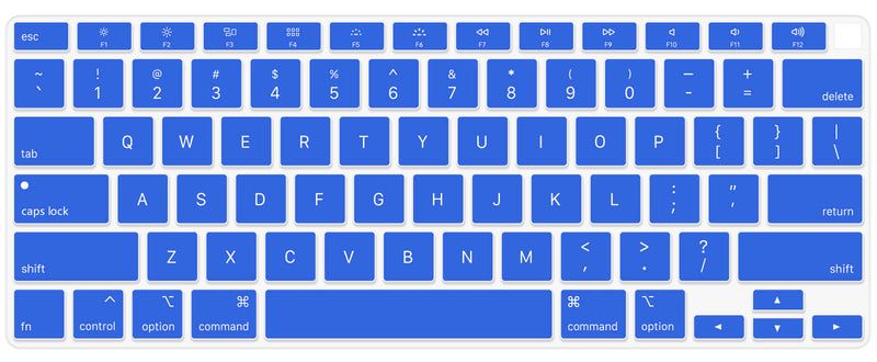 MacBook Air 13" (2020) A2179 Keyboard Cover Skin (DarkBlue)