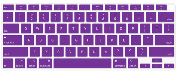 MacBook Air 13" (2020) A2179 Keyboard Cover Skin (Purple)