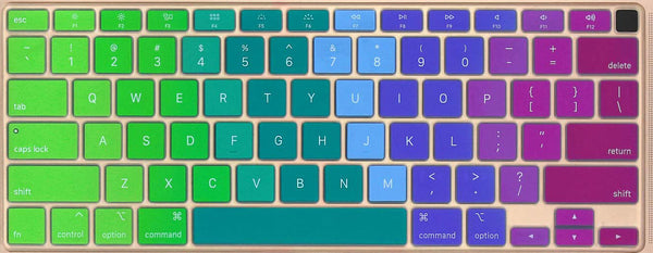 MacBook Air 13" (2020) A2179 Keyboard Cover Skin (Rainbow)