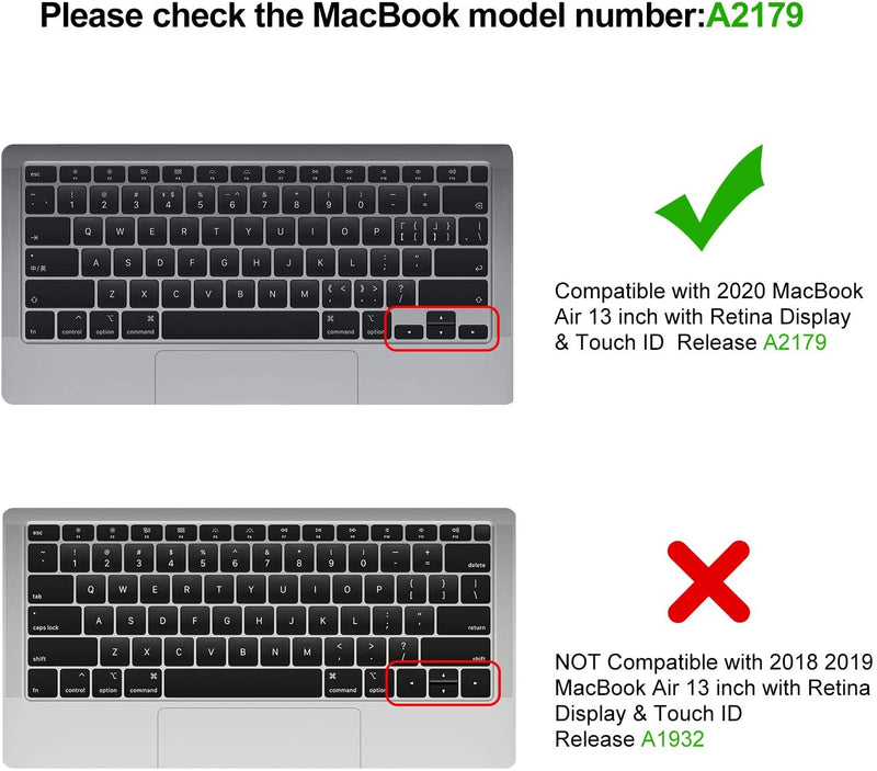 MacBook Air 13" (2020) A2179 Keyboard Cover Skin (Purple)