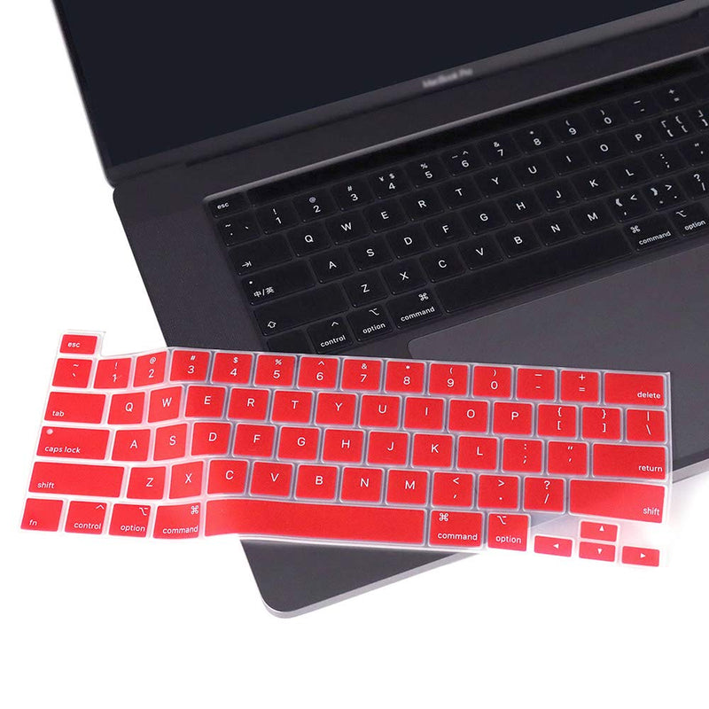 MacBook Pro 16" (2019) A2141 Keyboard Cover Skin (Red)