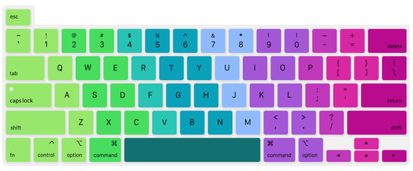 MacBook Pro 16" (2019) A2141 Keyboard Cover Skin (Rainbow)