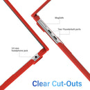 MacBook Air 13 (M4, 2025) A3240 Matte Hard Case [Red]