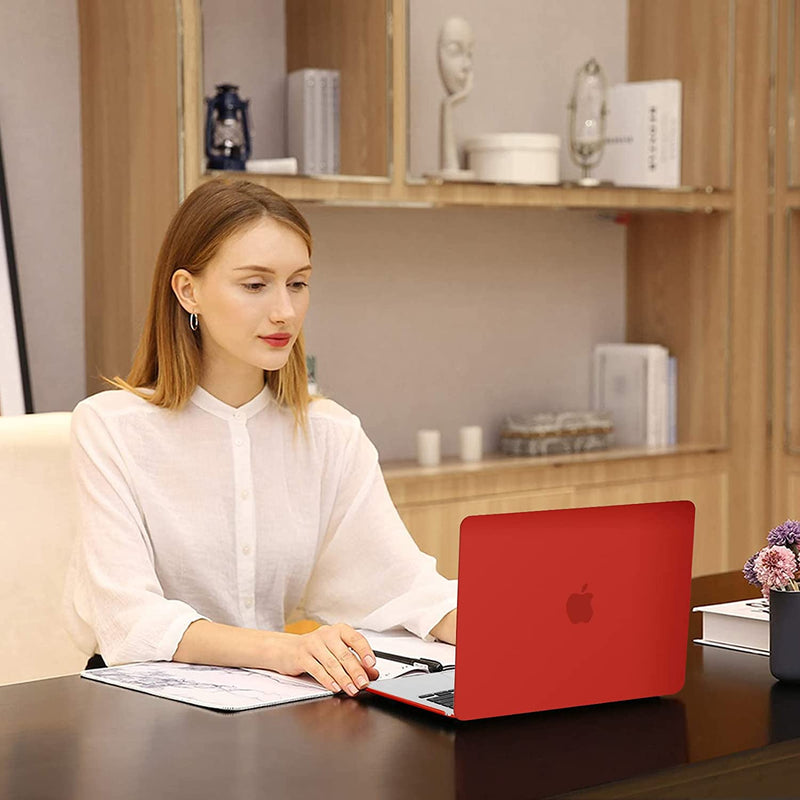 MacBook Air 13 (M4, 2025) A3240 Matte Hard Case [Red]