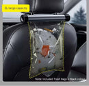 Car Back Seat Headrest Mount Trash Bin Organizer Storage Bag