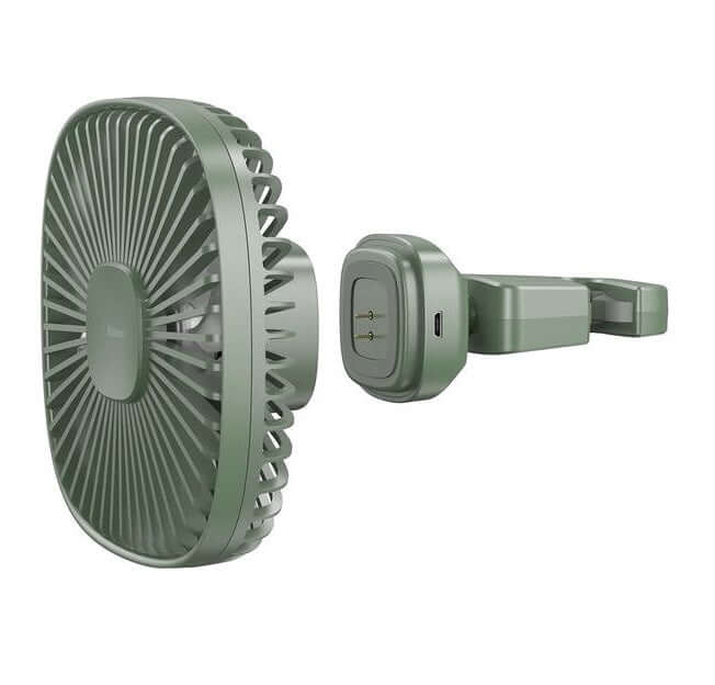 Car Vehicle mount headrest Rear Back Seat Magnetic Adjustable Cooling Fan