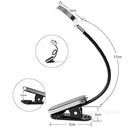 Clip Mini LED Lamp Night Reading Light Touch Control