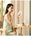 Smart Touch Beauty Lighted LED Makeup Mirror with Storage Box Height Adjustable