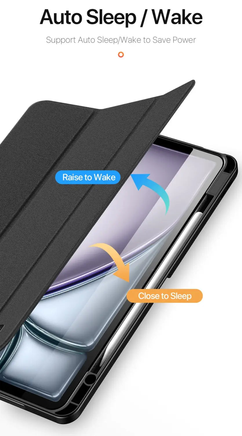 iPad Air 13 2024/2025 Flip Trifold Stand Case Cover