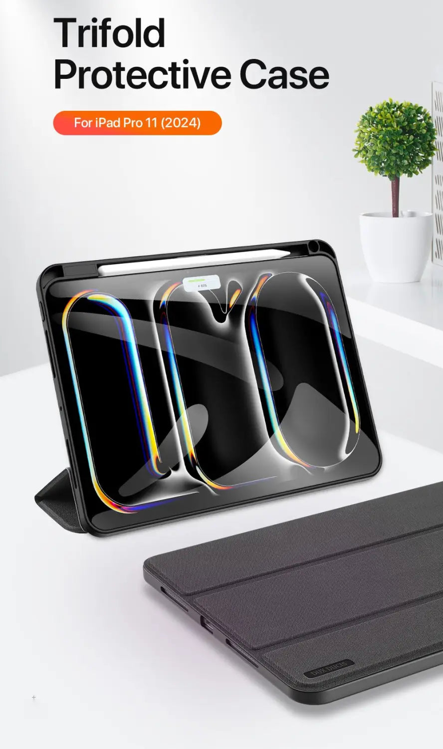 iPad Pro 11’’ 2024 Flip Stand Protective Case With Pencil