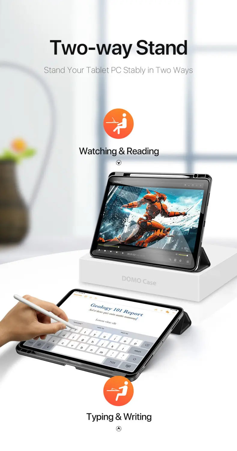 iPad Pro 11’’ 2024 Flip Stand Protective Case With Pencil