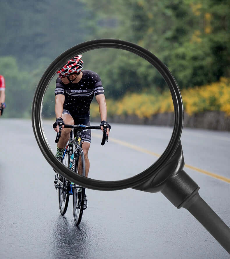 Cycling Bicycle Handlebar Mount Safe Rear View Mirror 360° Rotatable Angle 1 Pcs