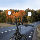 Cycling Bicycle Handlebar Mount Safe Rear View Mirror 360° Rotatable Angle 1 Pcs