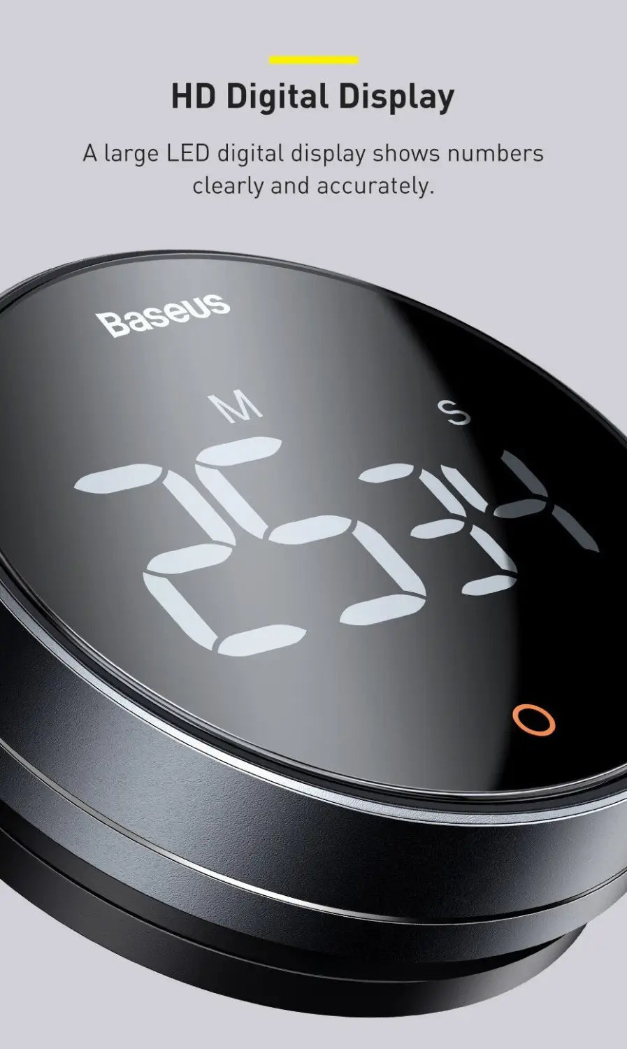 Digital Countdown Timer Alarm Clock Led Display for Kitchen