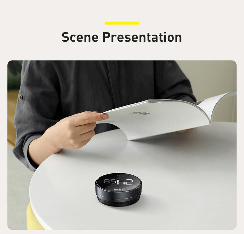 Digital Countdown Timer Alarm Clock Led Display for Kitchen Cooking Yoga Study