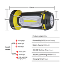 1000LM LED Camping Lantern Light Flashlight