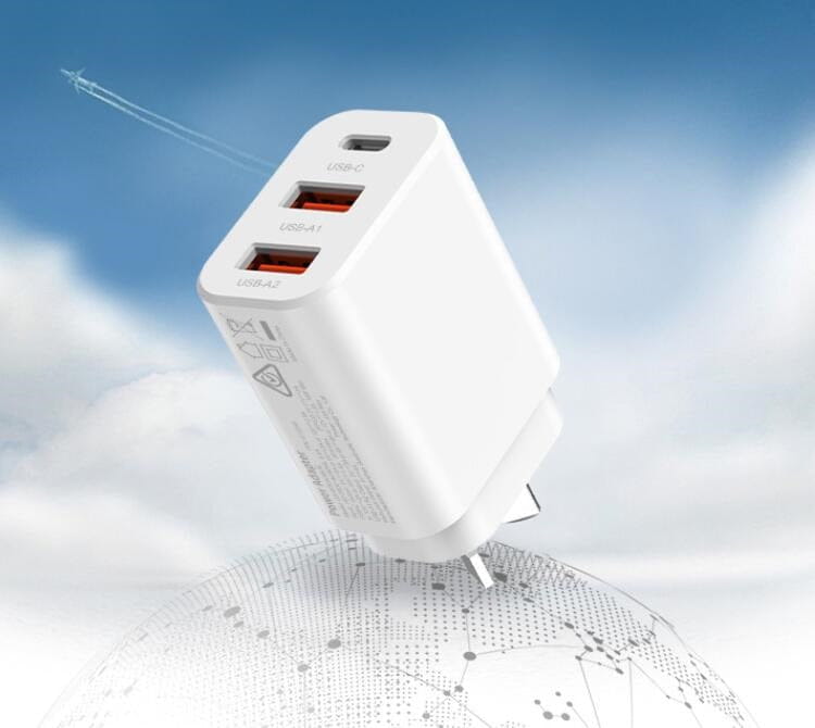 PD 30W Fast Charging Phone Wall Charger Dual USB Type C