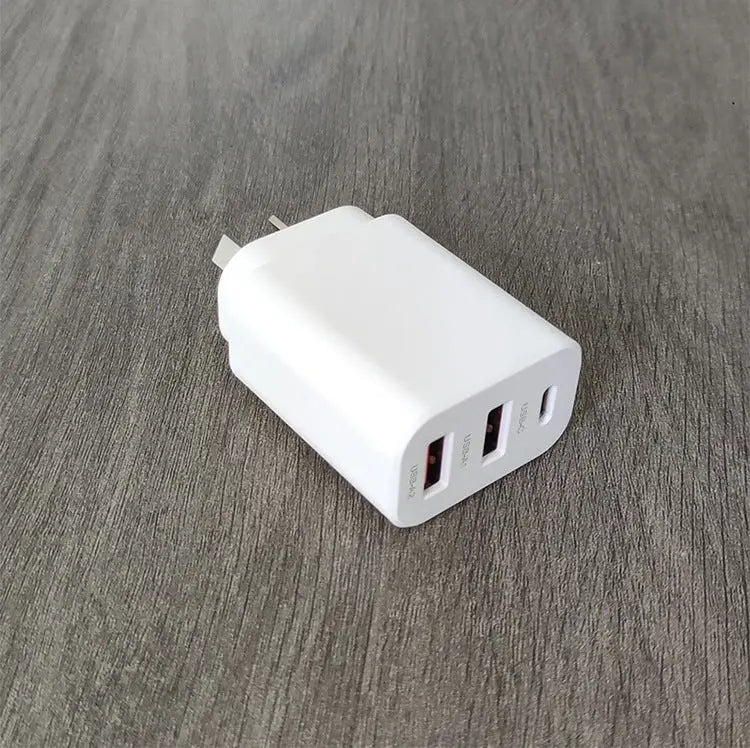 PD 30W Fast Charging Phone Wall Charger Dual USB Type C