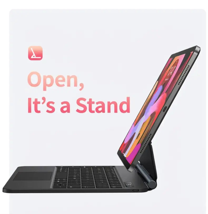 Smart Bluetooth keyboard for iPad Pro 12.9 inch 2018 to 2022