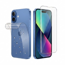 Hydrogel Screen Protector for iPhone 16 Plus (Screen & Back)