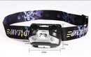 LED Head Torch Fishing Headlight Headlamp Motion Sensor