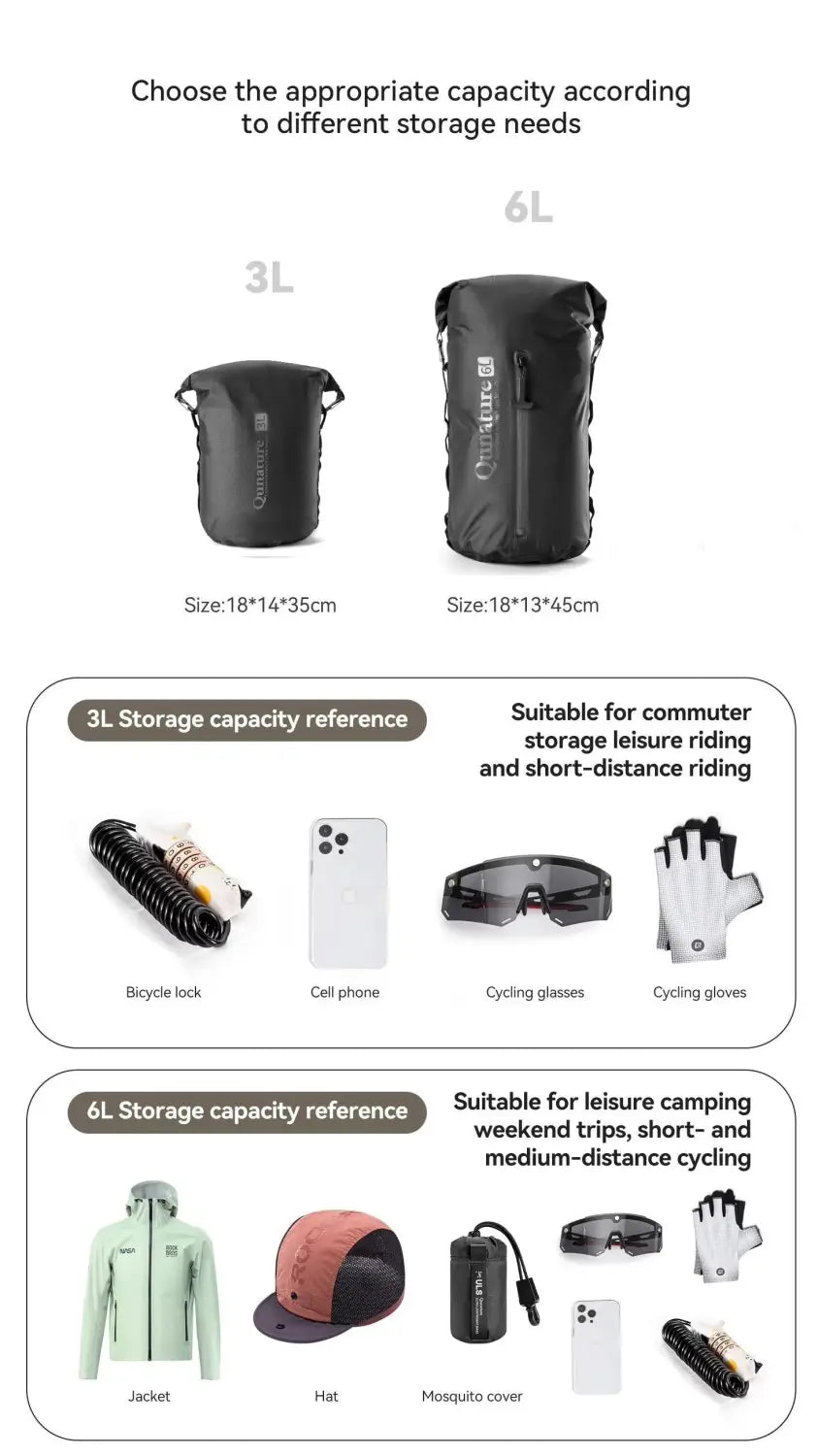 Waterproof Dry Bag for Kayaking Hiking Camping Outdoor