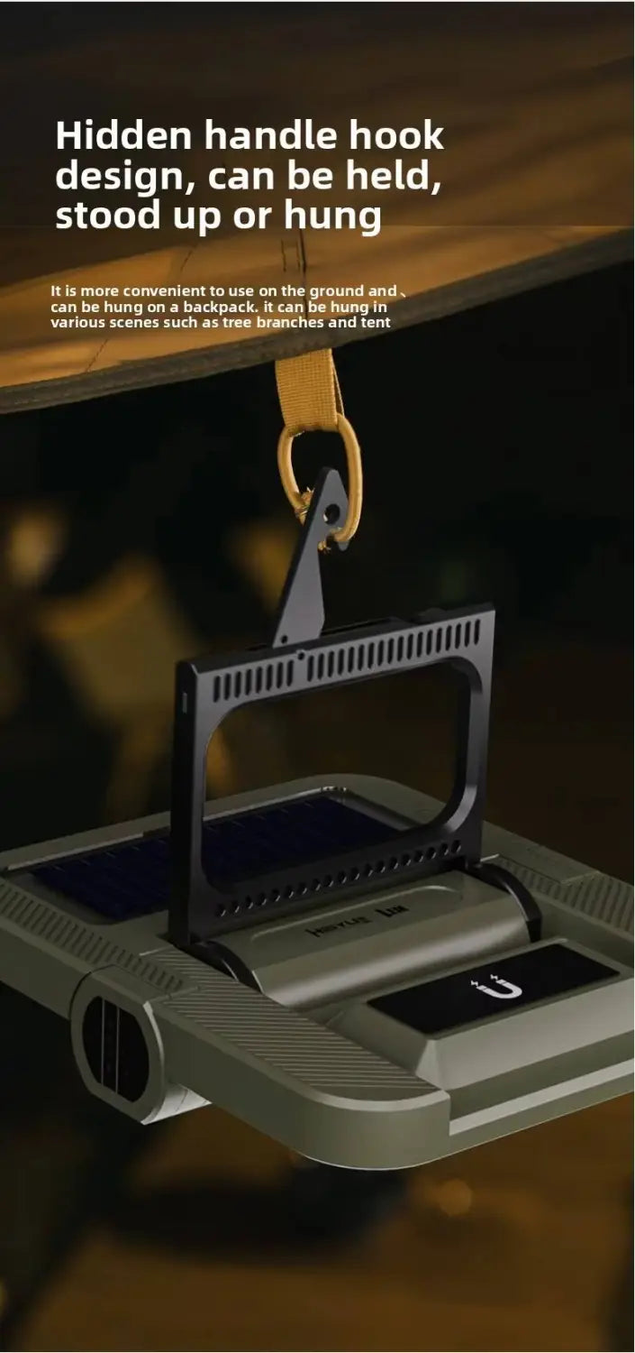 Foldable COB light 2000lm Rechargeable