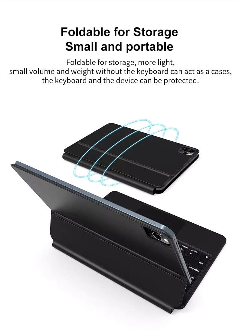 Smart Bluetooth keyboard for iPad Pro 12.9 inch 2018 to 2022