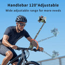 Aluminum Alloy Bike Handlebar Mount Selfie Stick Adjustable Holder
