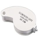 40X Portable Folding Magnifier Loupe - Illuminated Magnifier