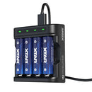1.5V AA Lithium 4150mWh Rechargeable  Battery 4-Pack