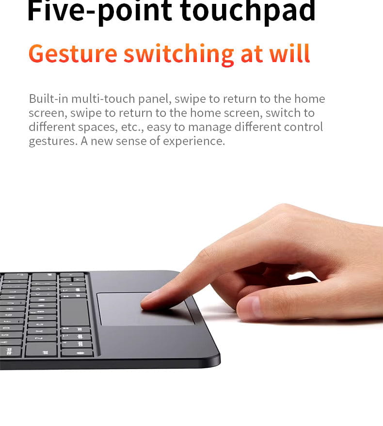 Smart Bluetooth keyboard for iPad Pro 12.9 inch 2018 to 2022
