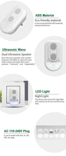Advanced Ultrasonic Pest Repeller – Twin Speaker Protection for Your Home
