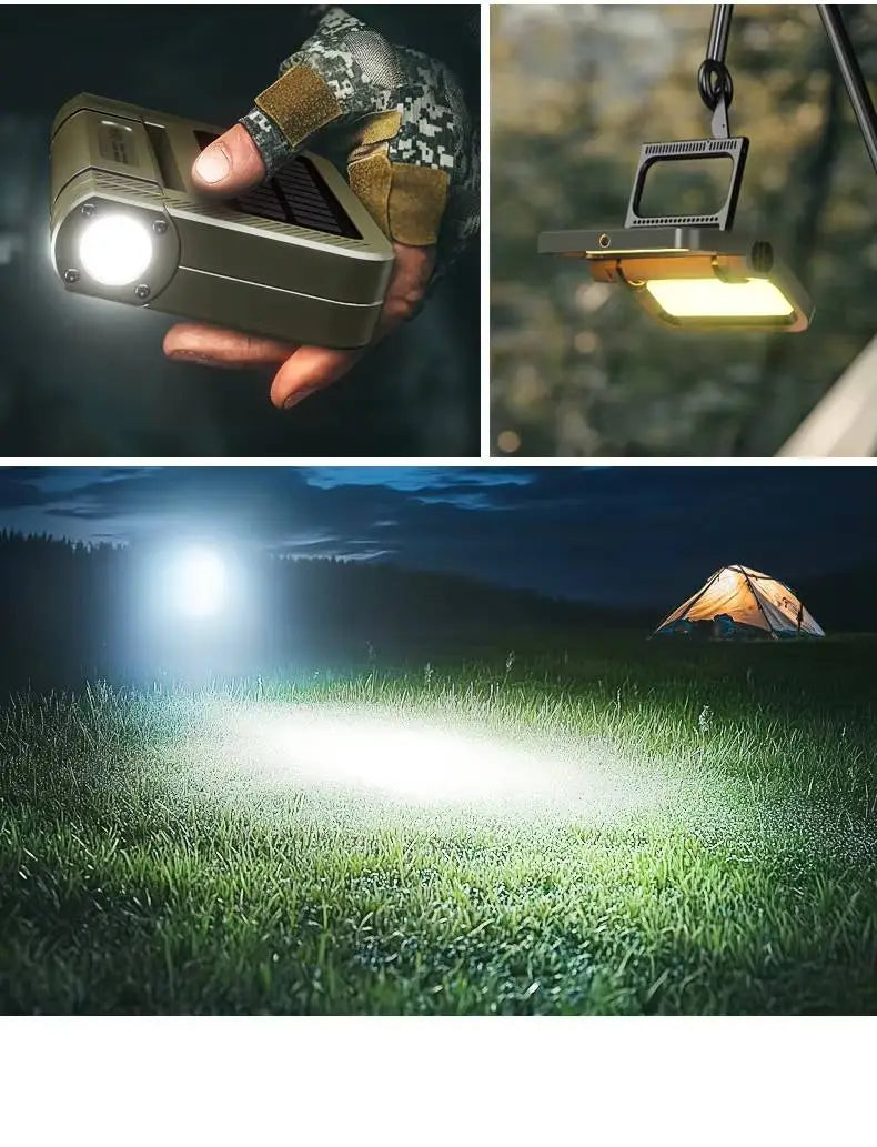 Foldable COB light 2000lm Rechargeable