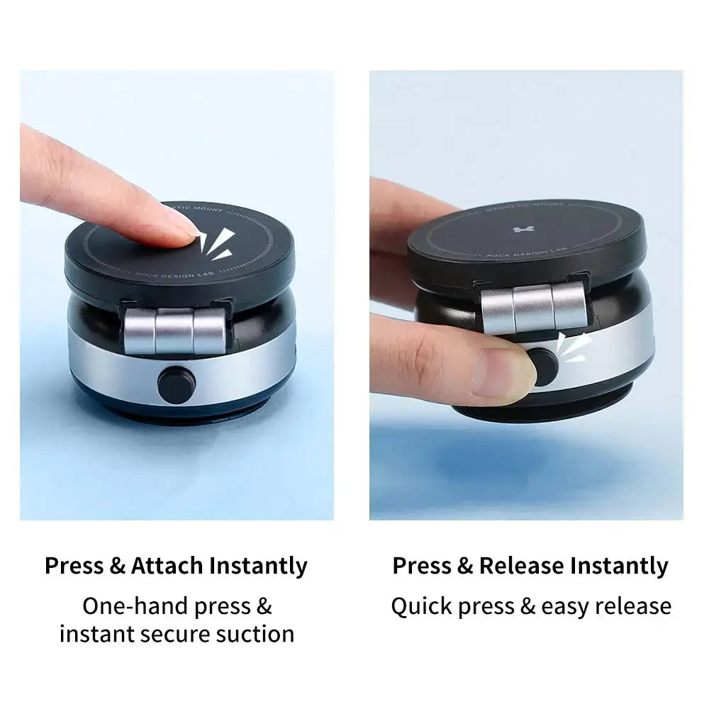 Electric Suction Cup Magnetic Magsafe Car Phone Holder Stand